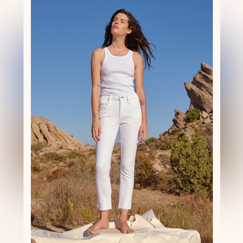 Women's White Jeans - Amo, sea salt, babe